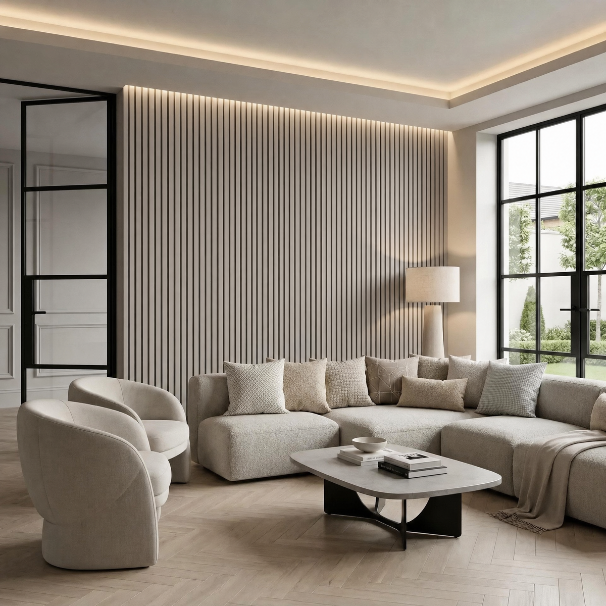 Luxury Acoustic Slat Wall Panels 280cm x 60cm (Various Colours)