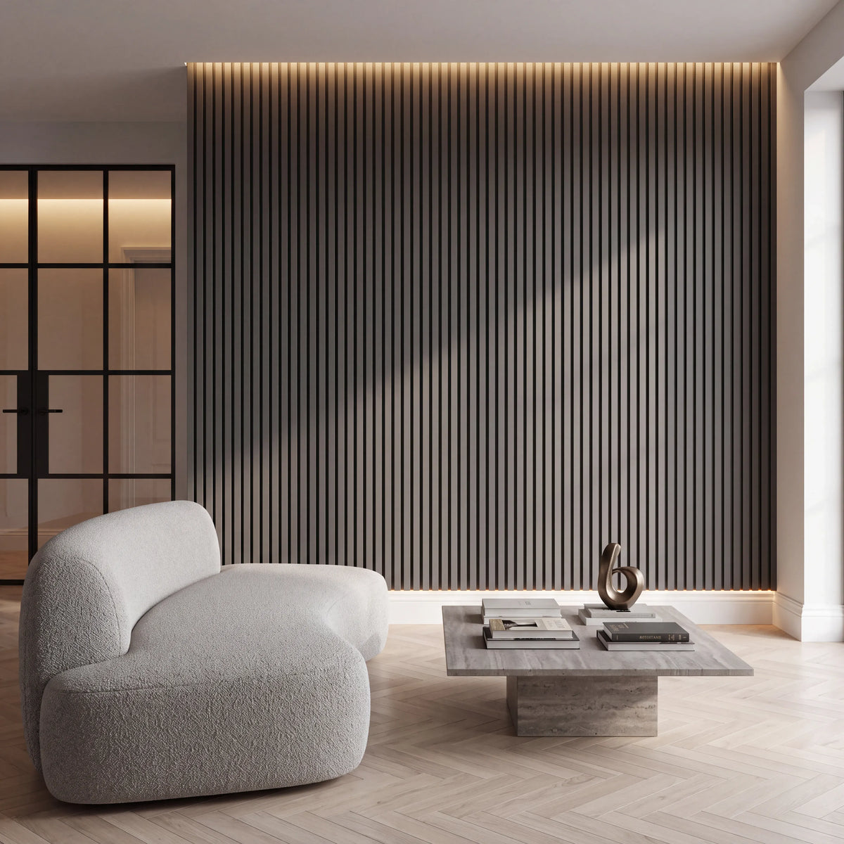 Luxury Acoustic Slat Wall Panels 280cm x 60cm (Various Colours)