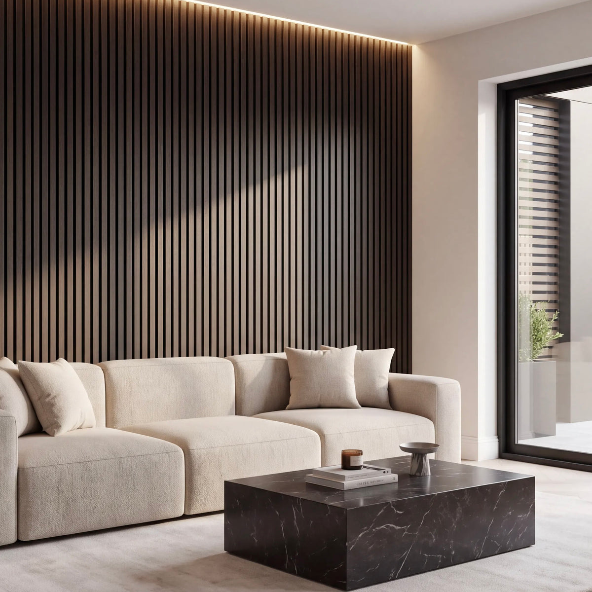 Luxury Acoustic Slat Wall Panels 280cm x 60cm (Various Colours)