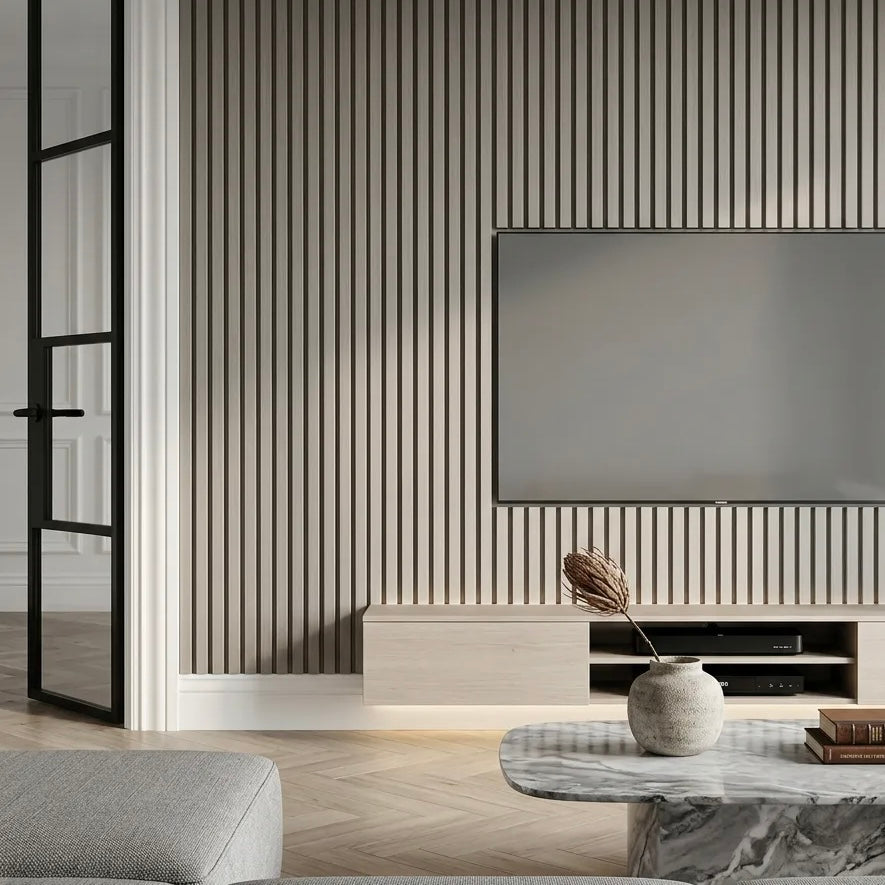 Luxury Acoustic Wall Panel 240cm x 60cm - Metallic Range (Various Colours)