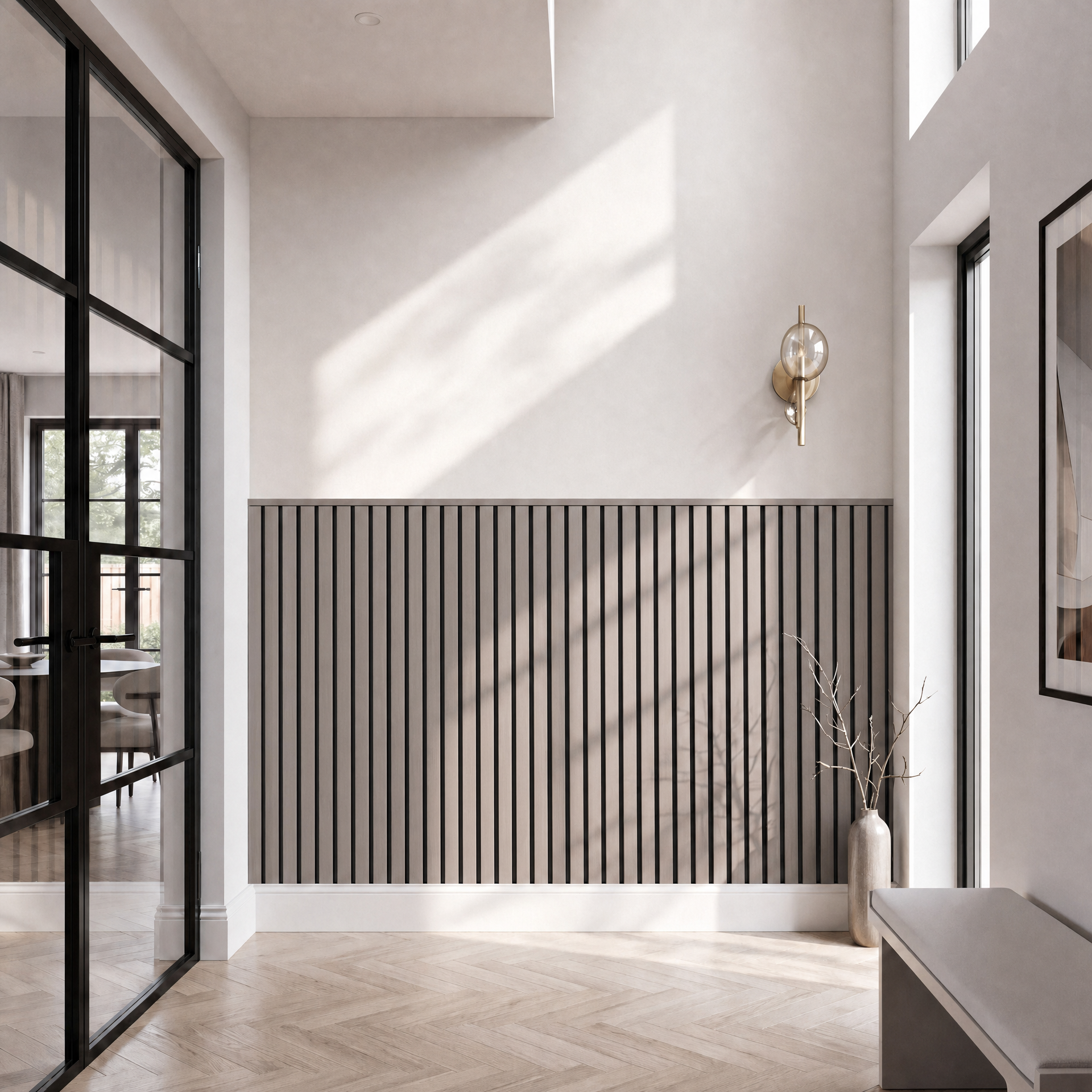 Luxury Acoustic Slat Wall Panels 120cm x 60cm (Various Colours)