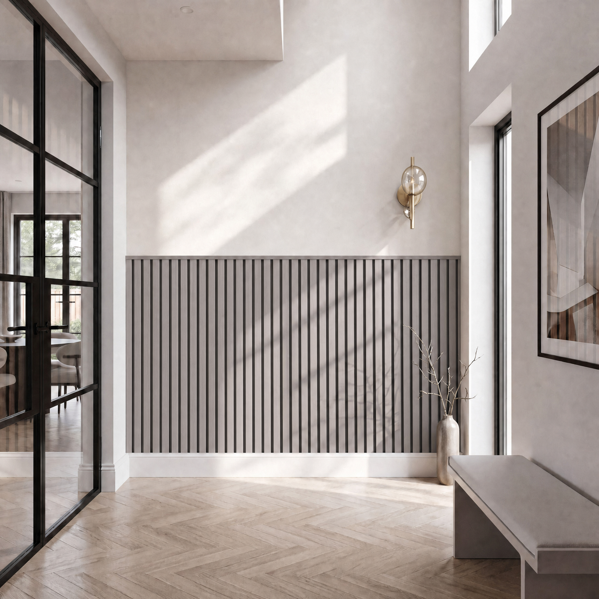Luxury Acoustic Slat Wall Panels 120cm x 60cm (Various Colours)