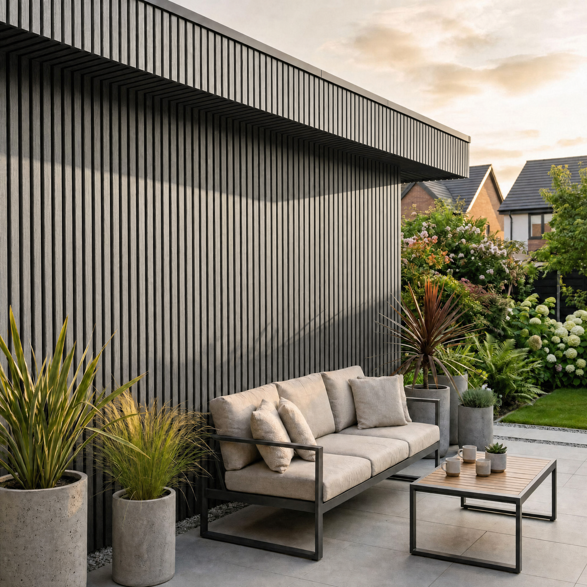 Composite Wall Cladding - 2.9m x 0.2m (Various Colours)