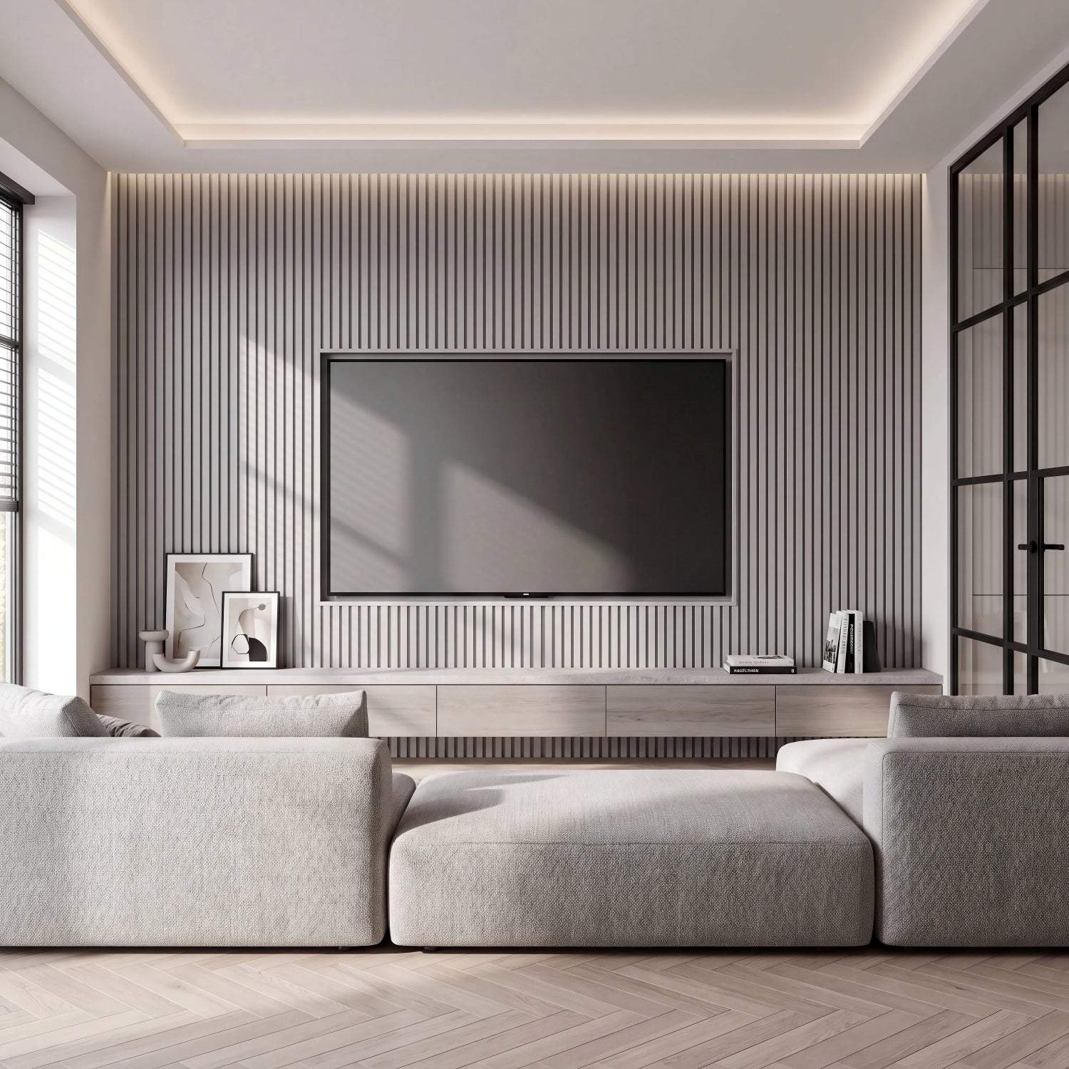 Luxury Acoustic Slat Wall Panels 240cm x 60cm (Various Colours)