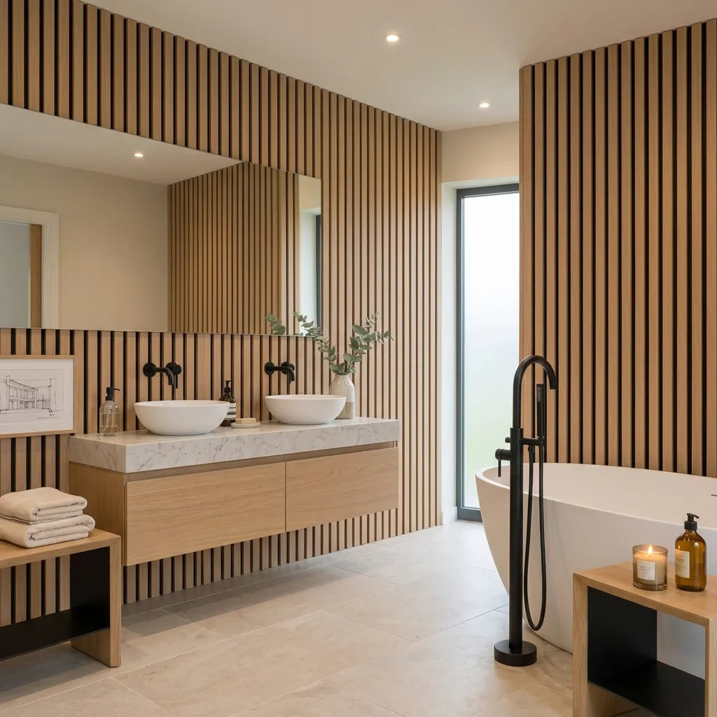 Seamless Bathroom PVC 240cm Wall Panels (8 Pack) - Various Colours