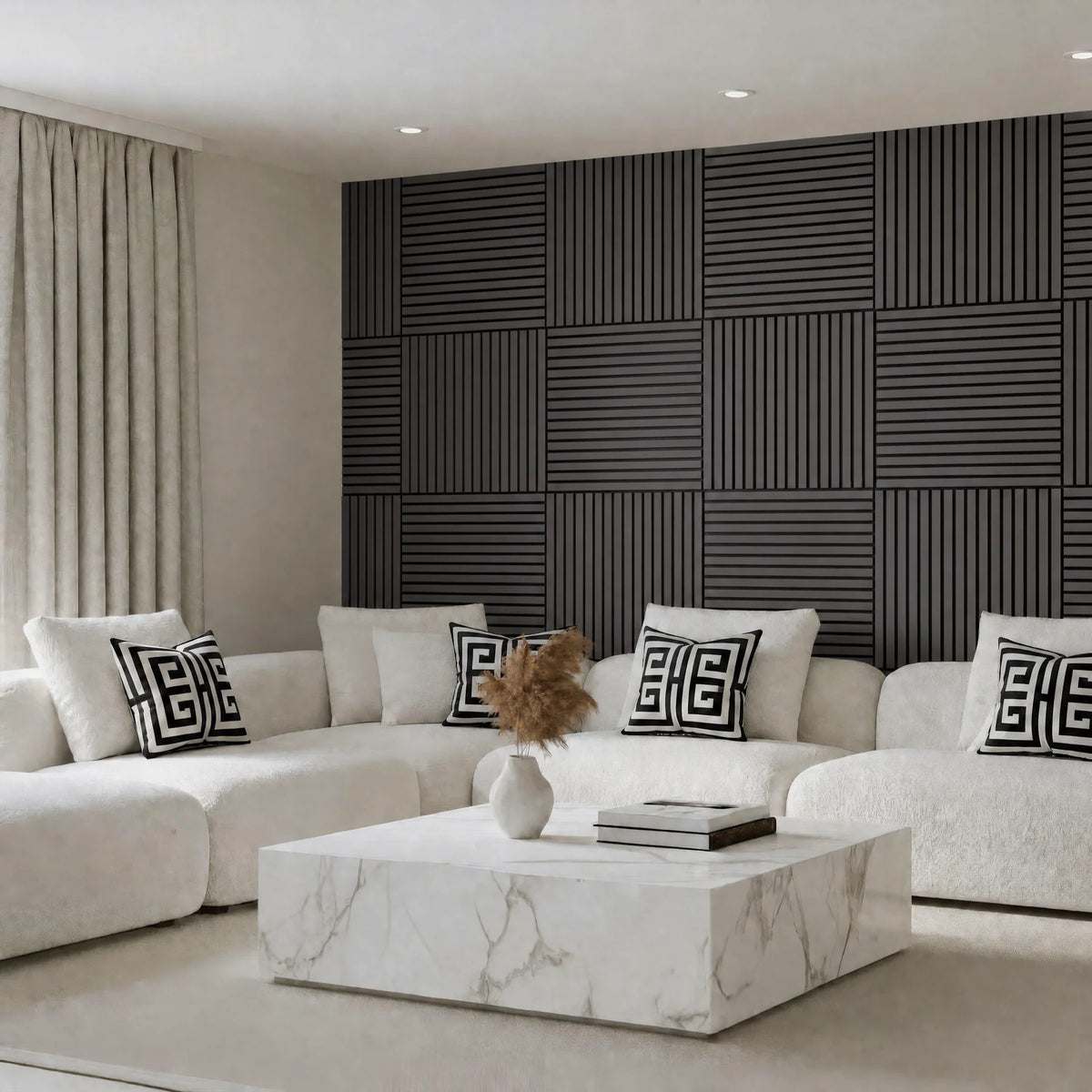 Luxury Acoustic Slat Wall Panels (Various Colours and Sizes)