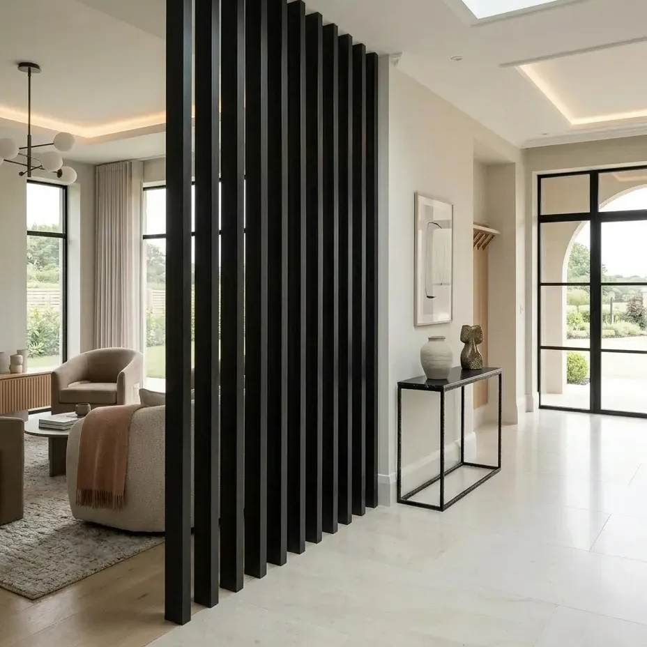 Premium Slatted Room Divider – 280cm (Multiple Colours)
