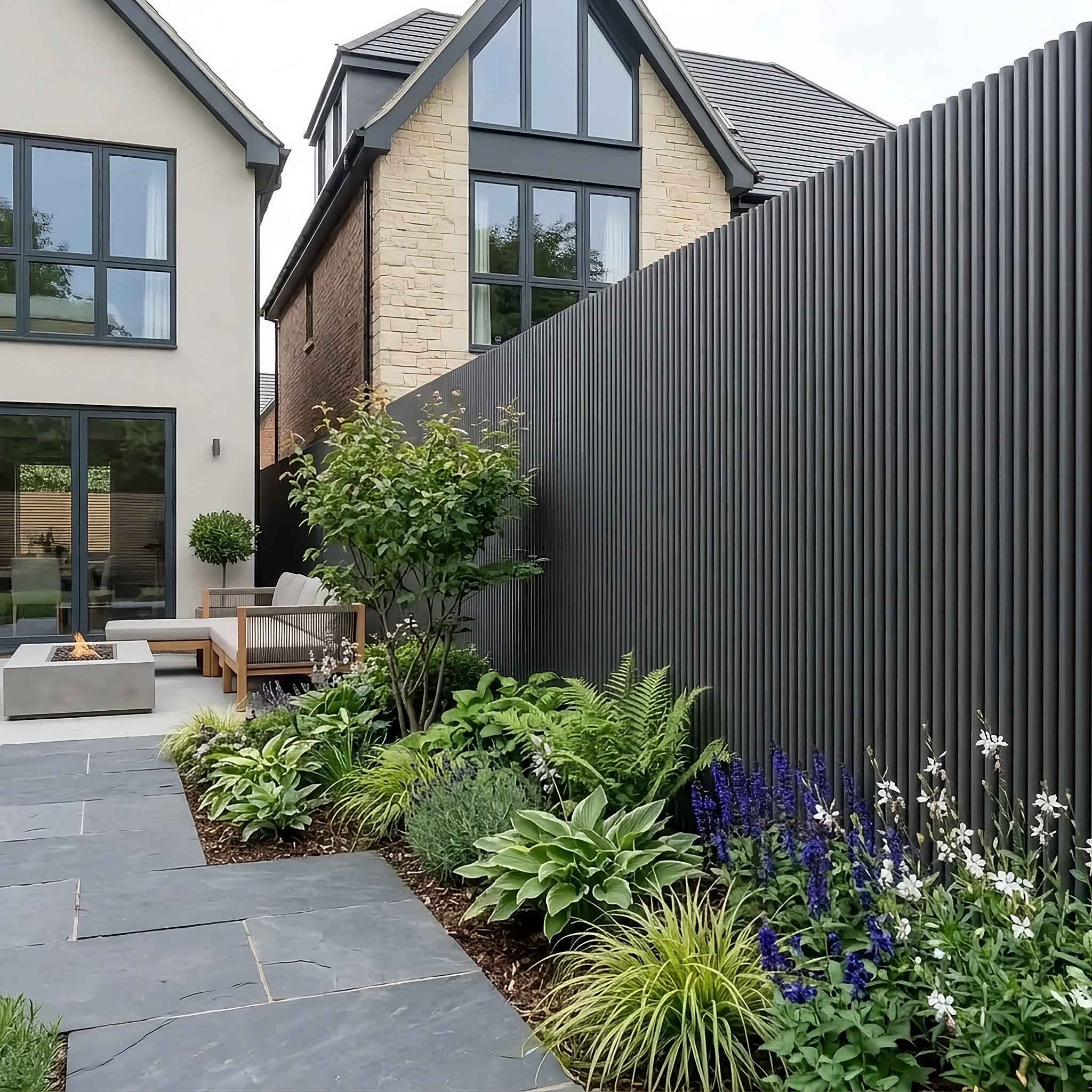 Premium Outdoor Fluted Composite Panels (12 Panels Per Pack) - Carious Colours