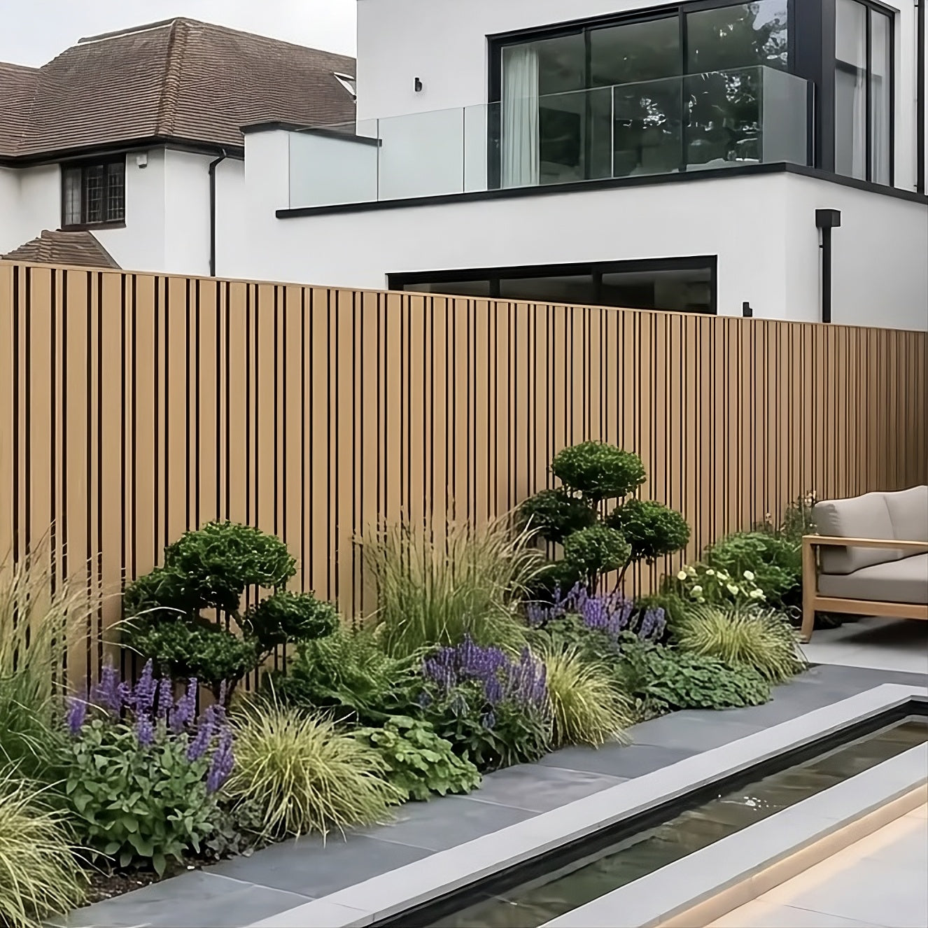 Multi-Width Outdoor Panels - 240cm x 30cm (8 Panels Per Pack) - Various Colours)