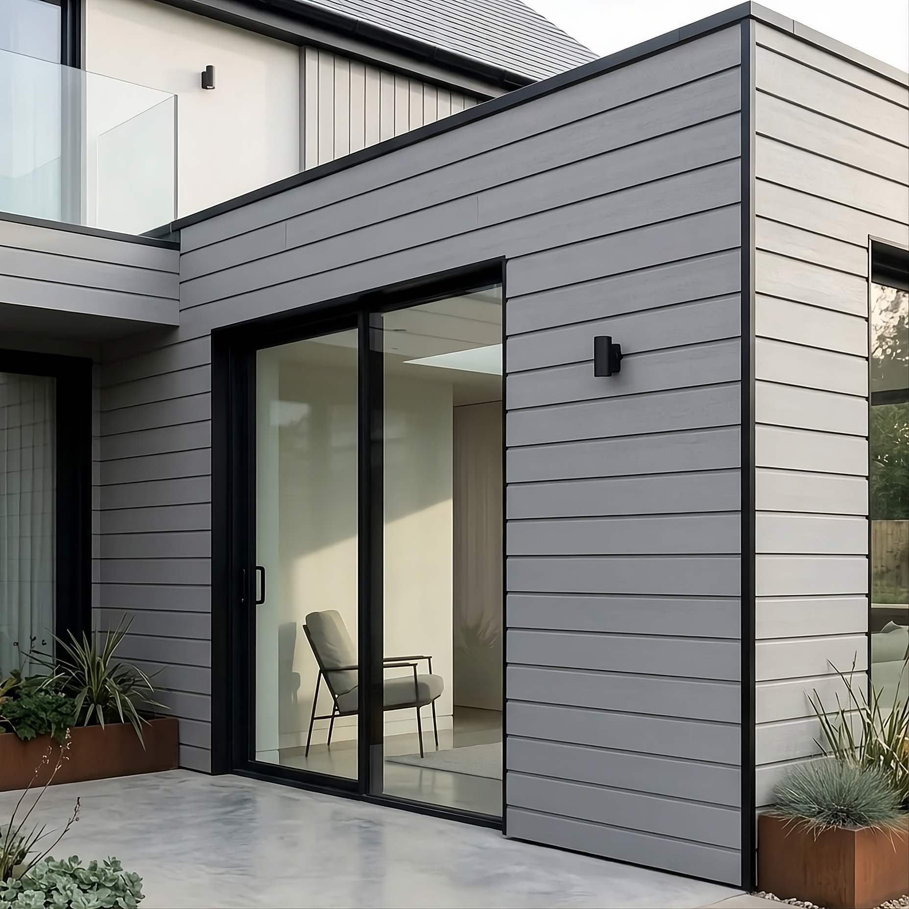Flat Face 2.9m Composite Cladding (Various Colours)