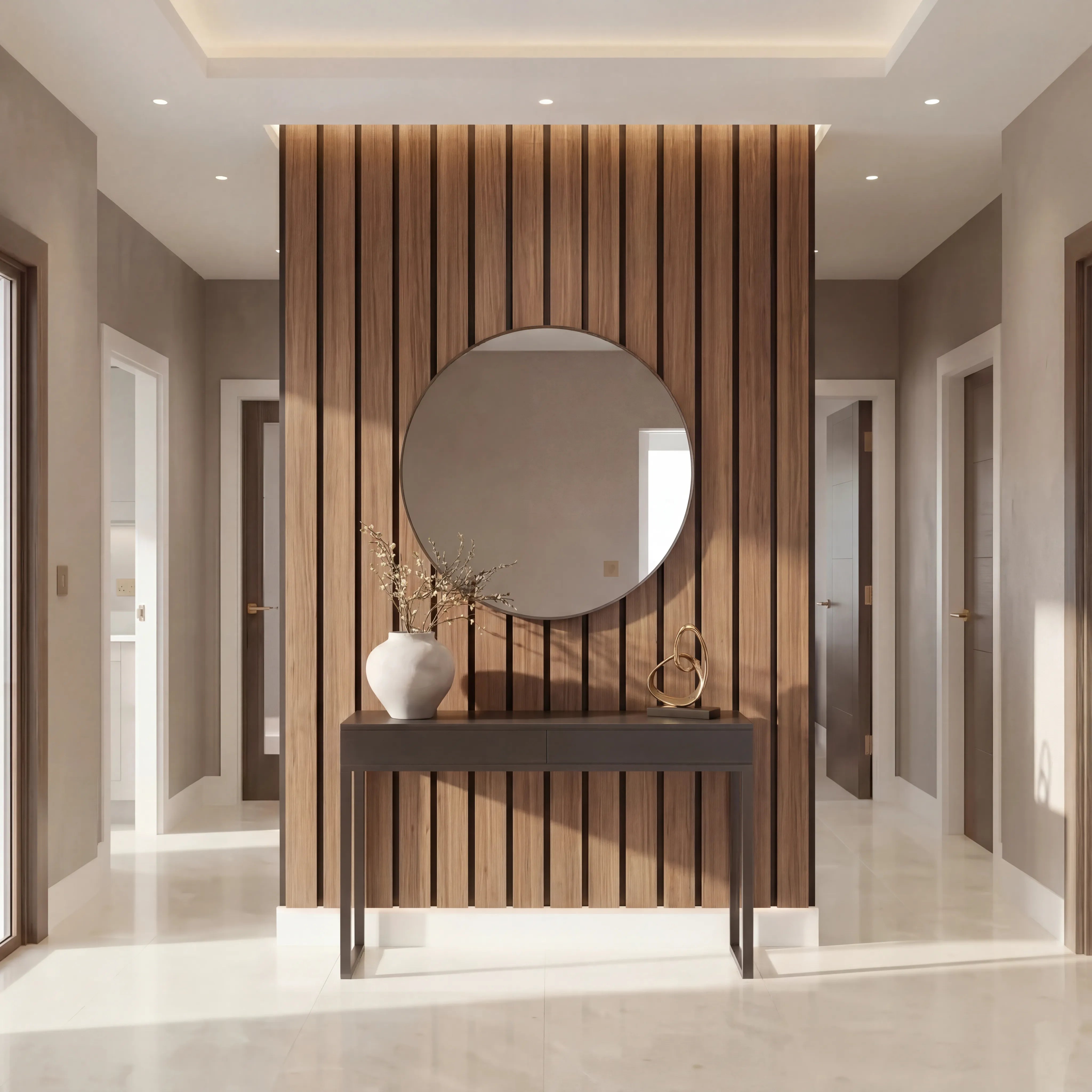 Premium Acoustic Slatted Wall Panels – 50mm Thick (Various Colours)