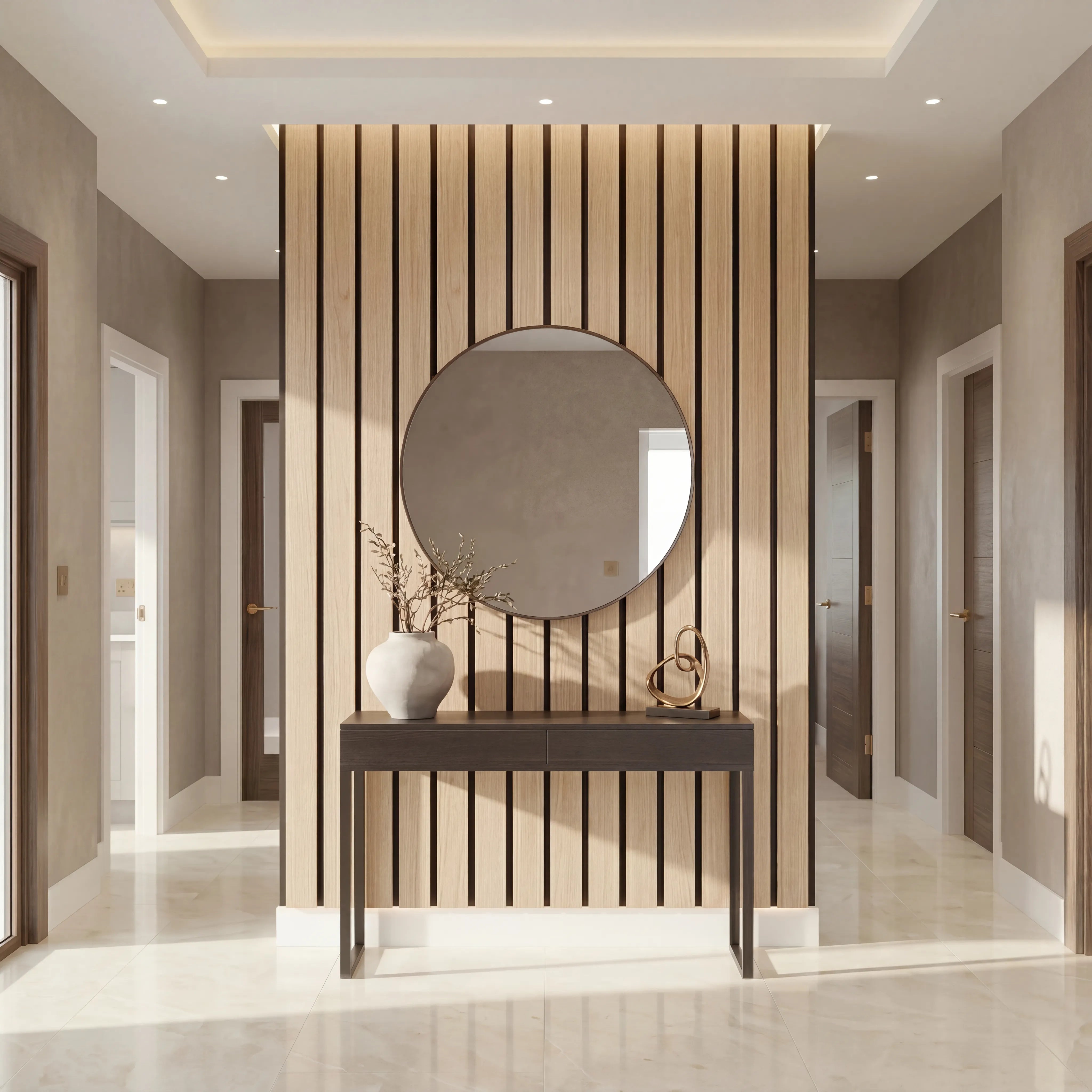 Premium Acoustic Slatted Wall Panels – 50mm Thick (Various Colours)