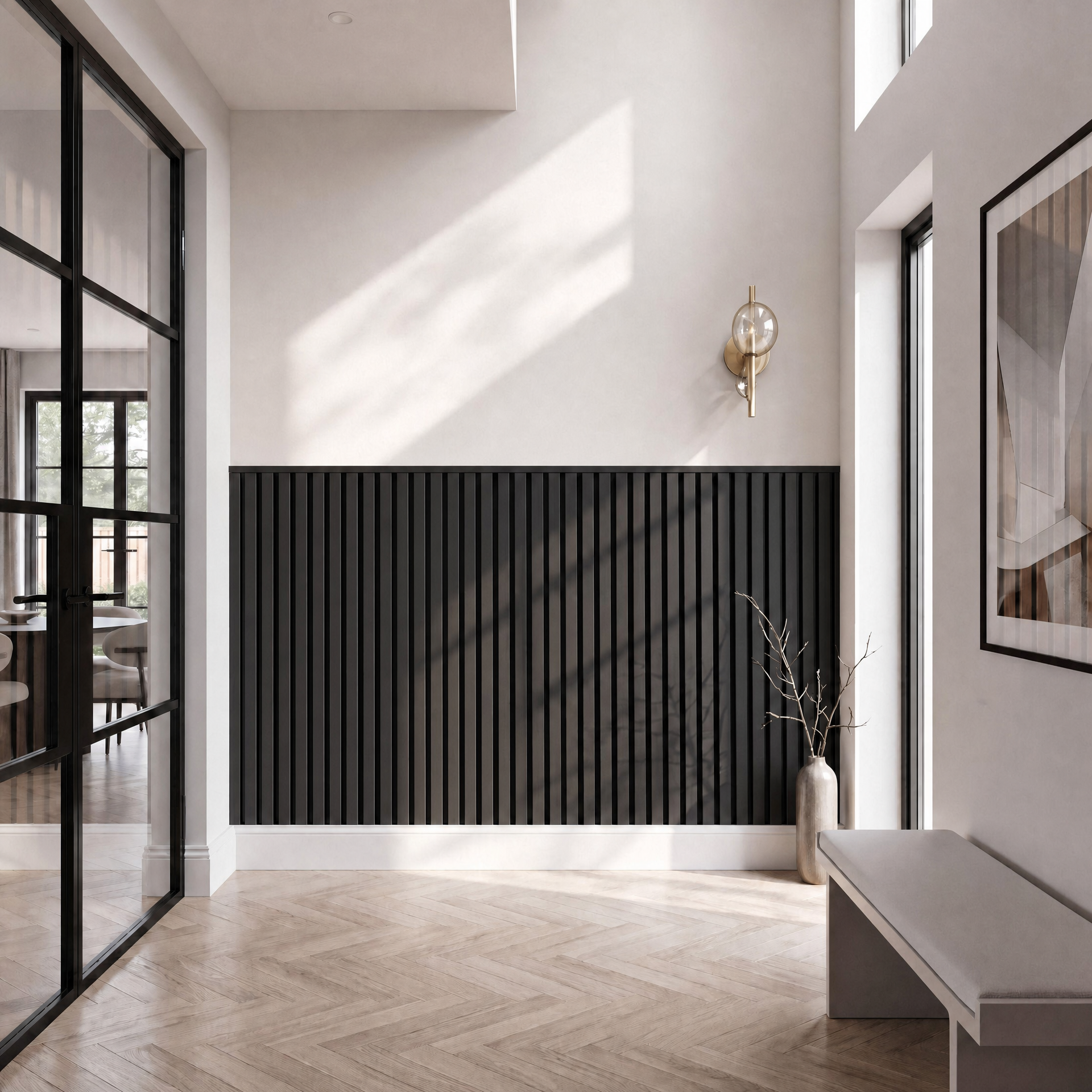 Luxury Acoustic Slat Wall Panels 120cm x 60cm (Various Colours)