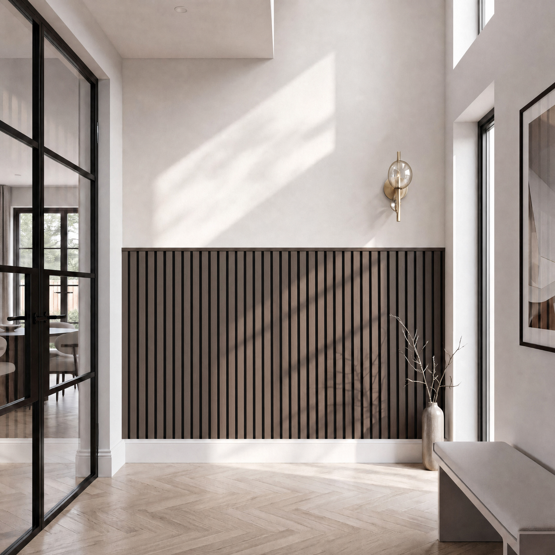 Luxury Acoustic Slat Wall Panels 120cm x 60cm (Various Colours)