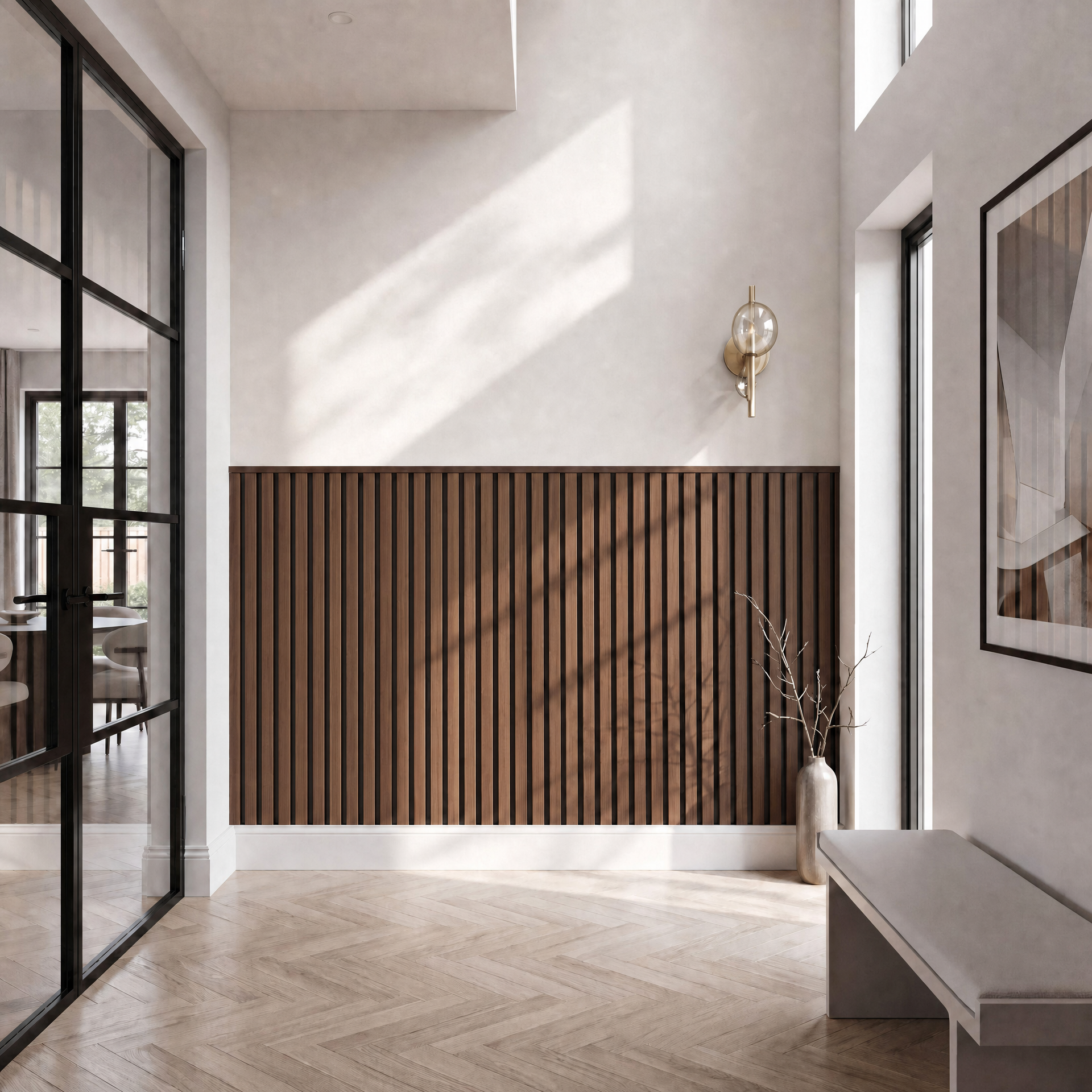 Luxury Acoustic Slat Wall Panels 120cm x 60cm (Various Colours)