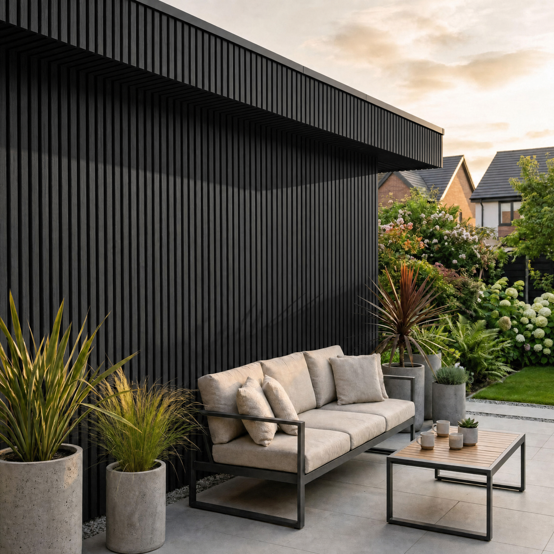 Composite Wall Cladding - 2.9m x 0.2m (Various Colours)
