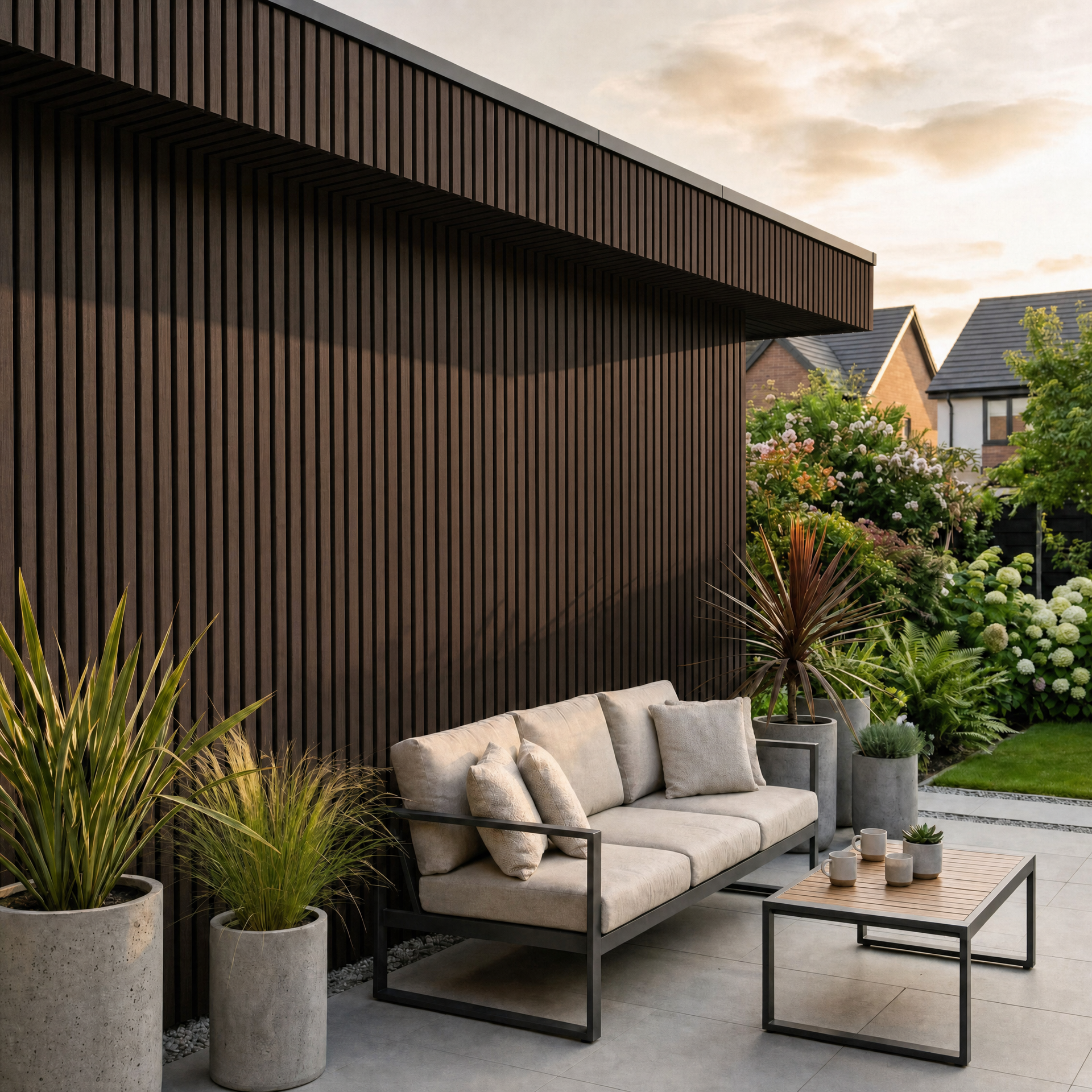 Composite Wall Cladding - 2.9m x 0.2m (Various Colours)