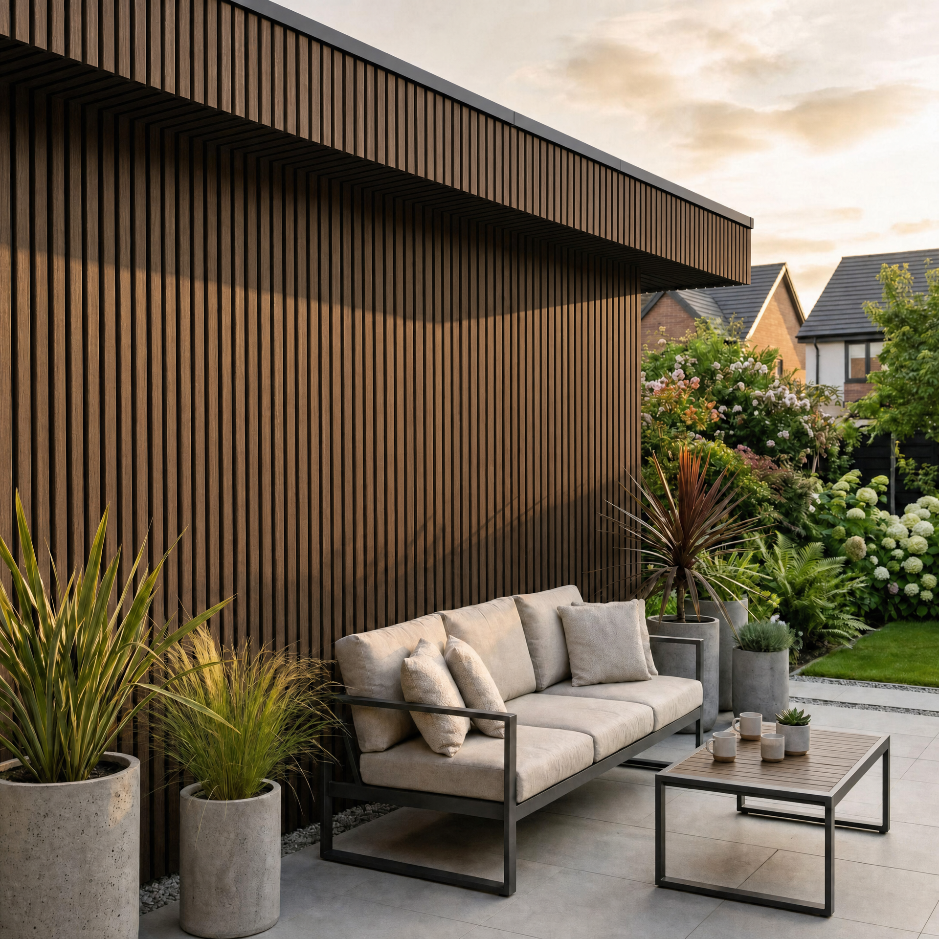 Composite Wall Cladding - 2.9m x 0.2m (Various Colours)