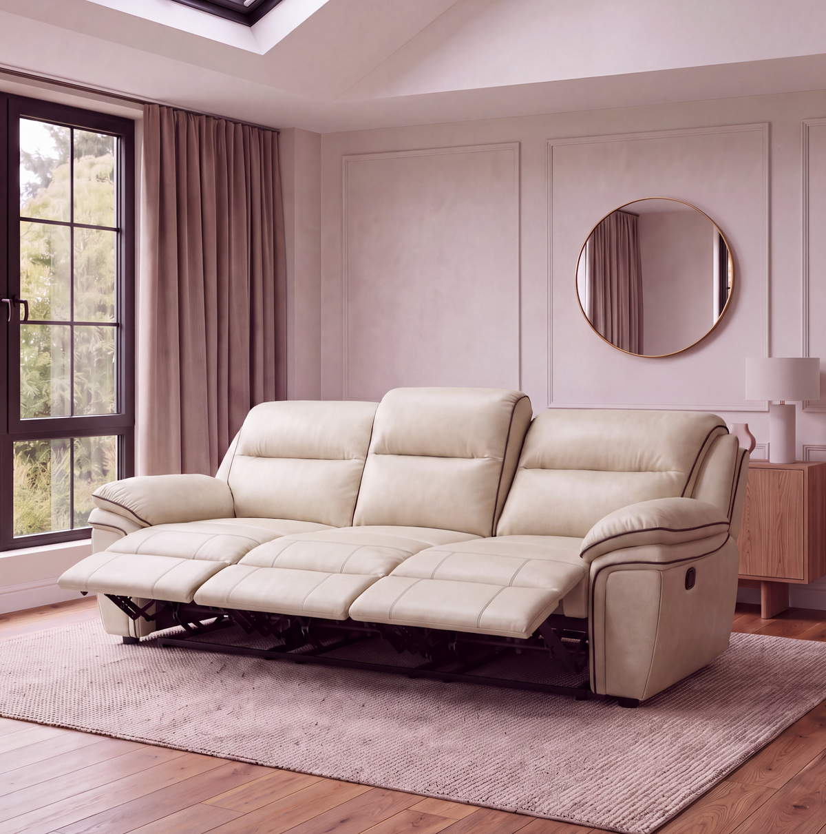 Kensington luxury recliner sofa, image 6