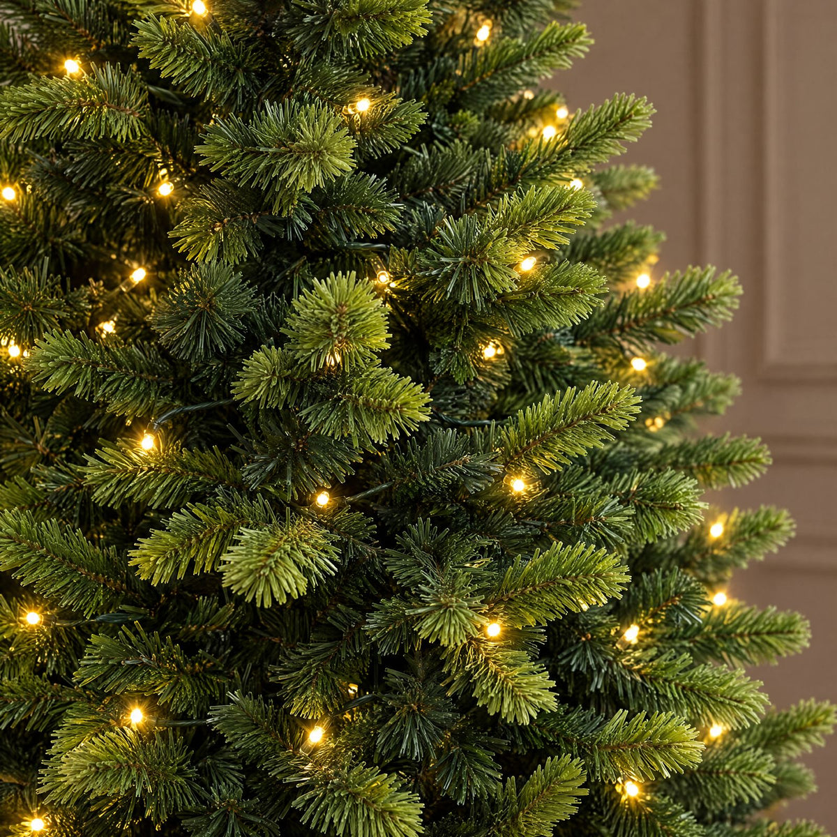 Fir Christmas tree with warm white LEDs, image 3