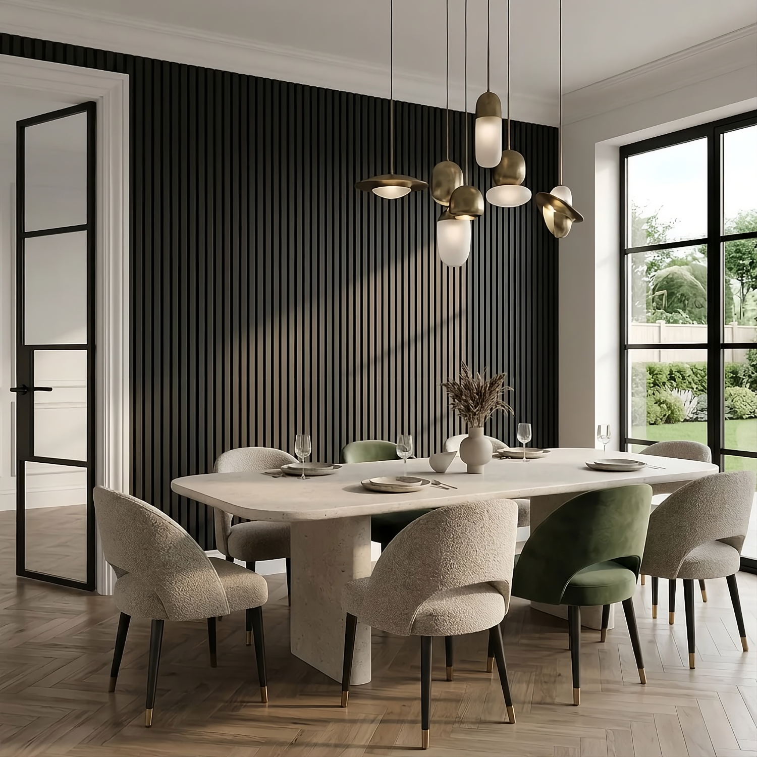 Luxury Acoustic Slat Wall Panels 240cm x 60cm (Various Colours)