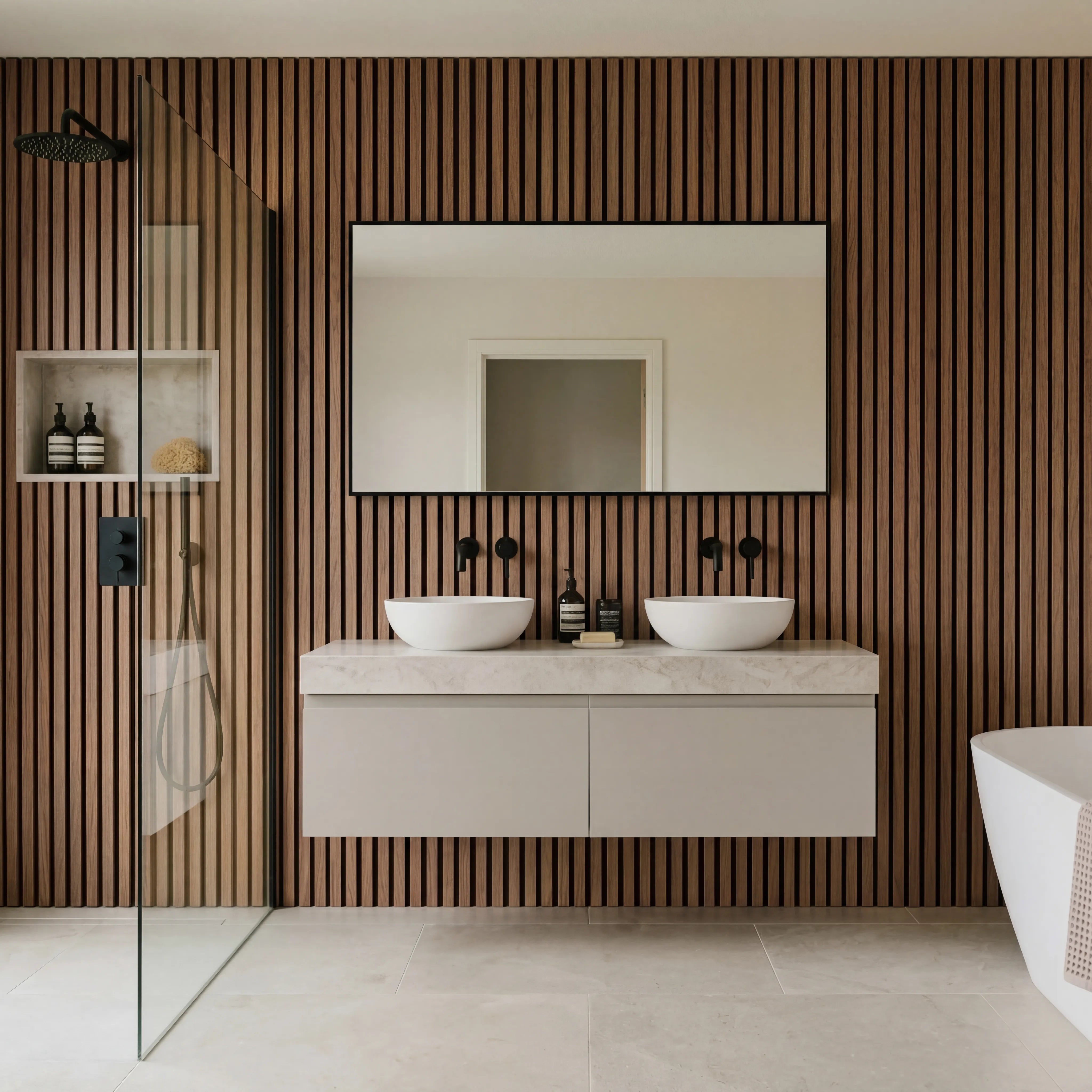 Seamless Bathroom Wall Panels (12 Pack) - Various Colours