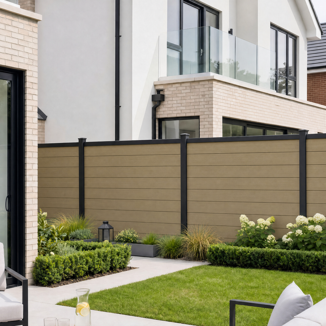 Premium Composite Fence Panels 180cm (Various Colours)