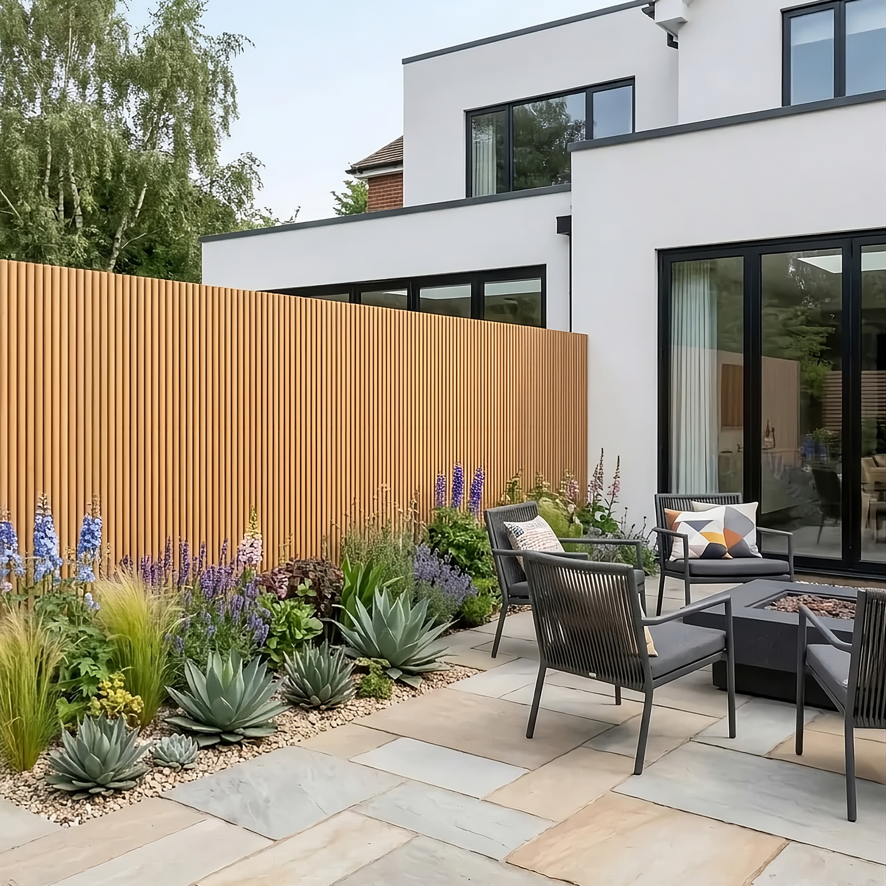Premium Outdoor Fluted Composite Panels (12 Panels Per Pack) - Carious Colours