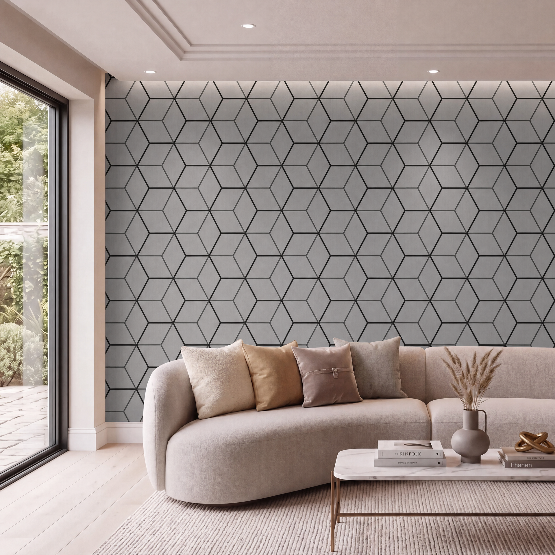 Premium Hexagon Acoustic Wall Panels – 240cm x 60cm (Multiple Colours)