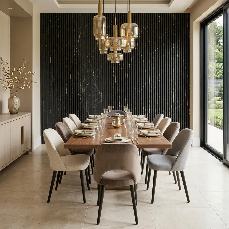 Luxury Acoustic Slat Wall Panels 240cm x 60cm (Various Colours)