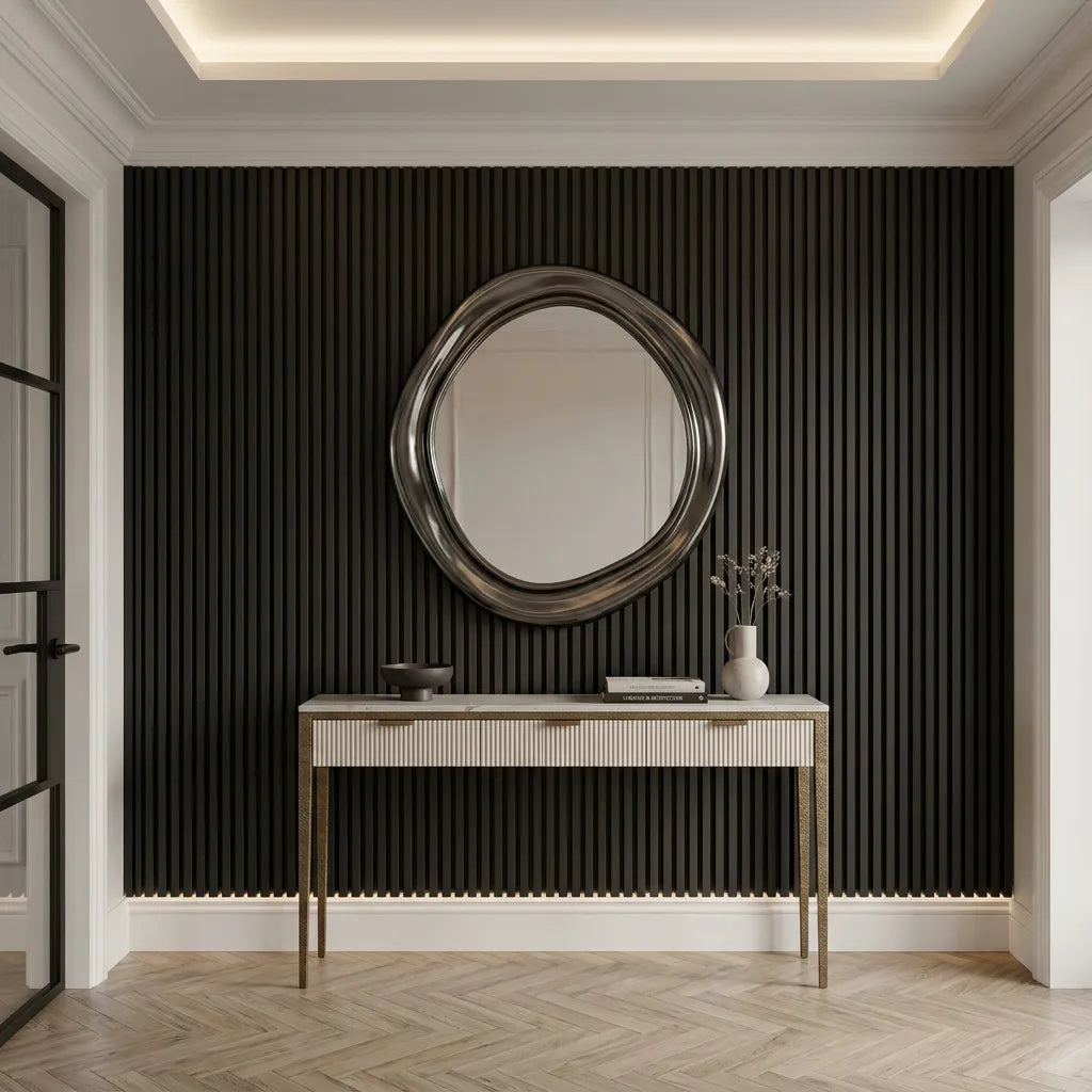 Luxury PVC Slat wall Panels 240cm x 30cm (Various Colours(