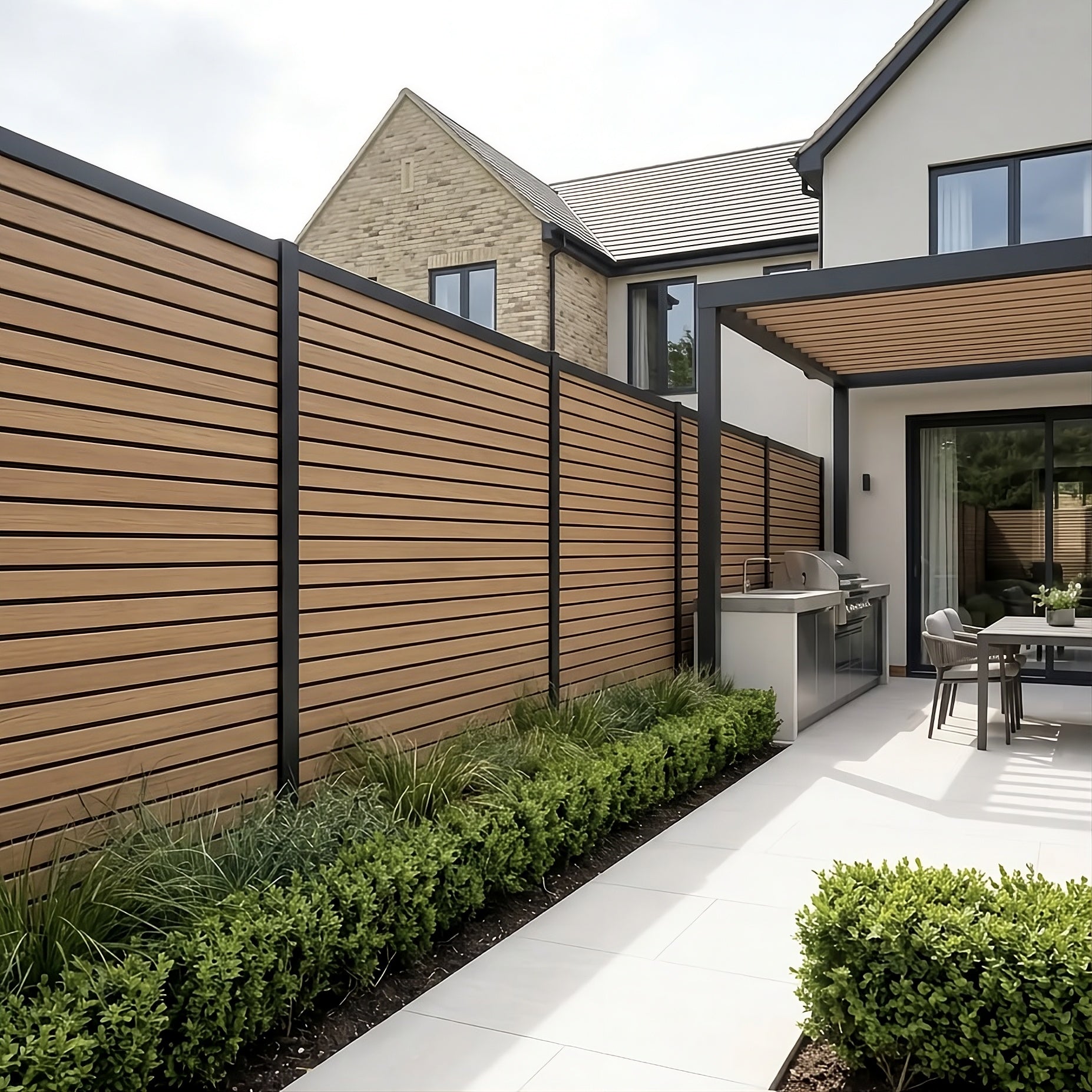 Premium Composite Fence Panels – 1.8m x 30cm (Various Colours)