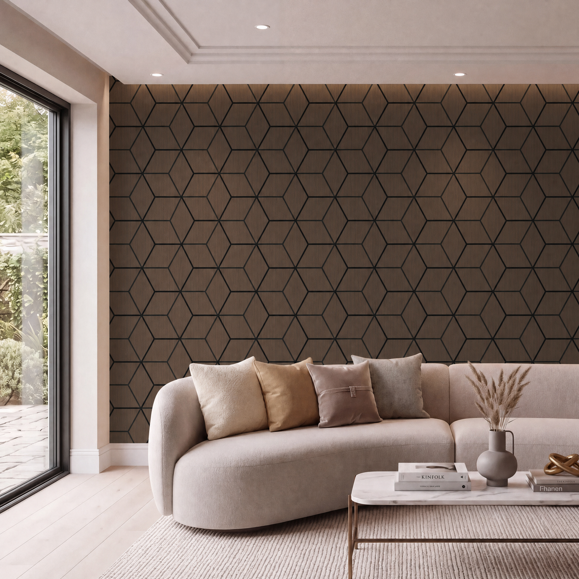 Premium Hexagon Acoustic Wall Panels – 240cm x 60cm (Multiple Colours)
